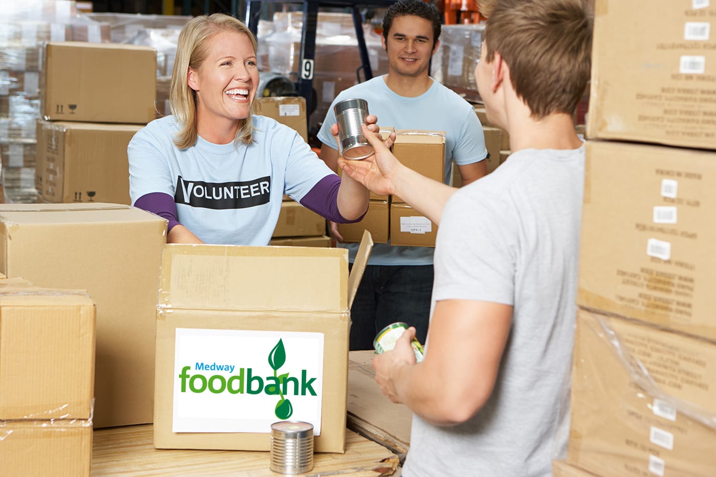 Medway Foodbank charity working with Accounting Connections